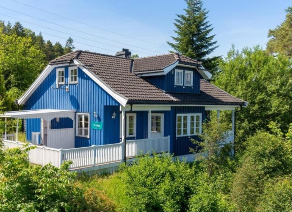 Blue House Brevik Porsgrunn Hotel Buitenkant foto